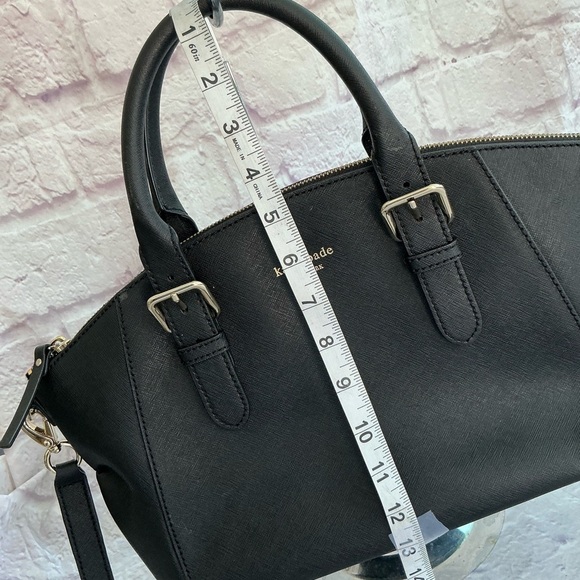 Kate Spade Small Sloan Charlotte Street Satchel Handbag Black WKRU2130 - Picture 5 of 9